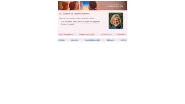 Website Screenshot: Mag. Dr. Elisabeth Gazsó Psychologische Praxis Baden - Date: 2023-06-22 15:01:28