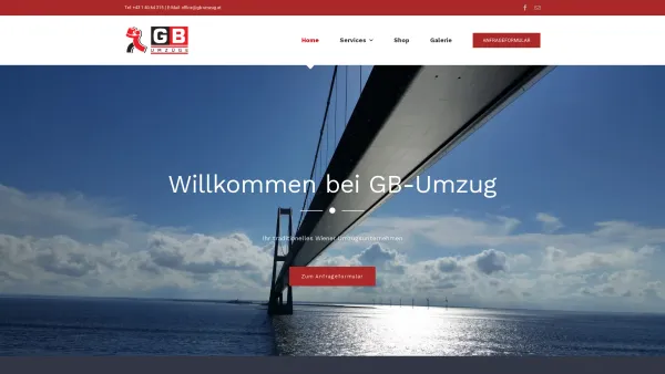 Website Screenshot: GB-Umzug , wien - GB-Umzüge - Nationale & Internationale Umzüge - Date: 2023-06-22 15:01:28