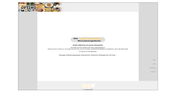 Website Screenshot: Gastronomieberatung Optimo Christian Huber - Gastronomieberatung OPTIMO www.gbo.at - Date: 2023-06-22 15:01:28