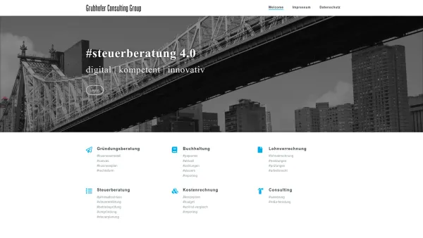 Website Screenshot: Grubhofer Consulting Group - Grubhofer Consulting Group - Date: 2023-06-14 10:40:06