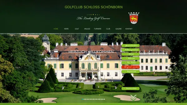 Website Screenshot: Golfanlagen Schönborn Betriebsgesellschaft m.b.H. Co. Golfclub Schloss Schönborn - Golfclub Schloß Schönborn - Date: 2023-06-22 15:01:28