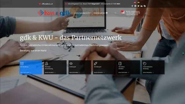 Website Screenshot: gdk Unternehmensgruppe Austria - KWU&GDK - Date: 2023-06-14 10:40:06