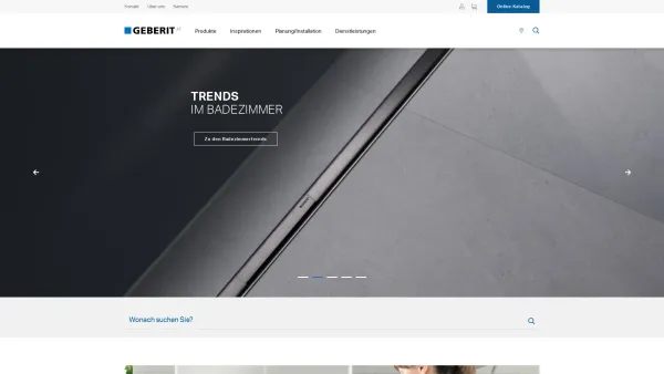 Website Screenshot: Geberit Vertriebs GmbH & Co KG - Europäischer Marktführer für Sanitärprodukte | Geberit.at - Date: 2023-06-22 15:11:47