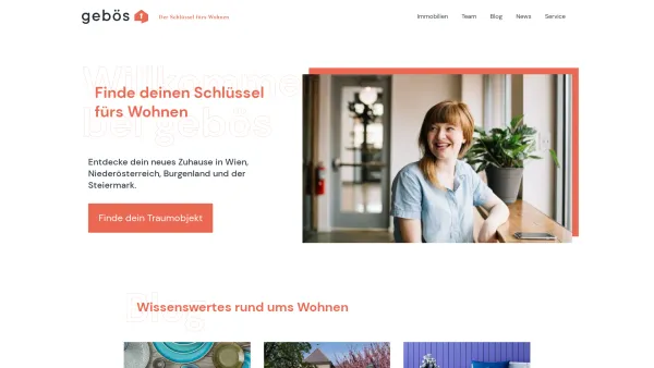 Website Screenshot: Gebös Gemeinnützige Baugenossenschaft - Home - Gebös Baugenossenschaft - Date: 2023-06-22 15:11:47