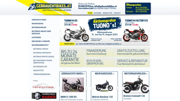 Website Screenshot: KFZ-Handel Werner Friese, www. gebrauchtbikes.at - Gebrauchtes Motorrad kaufen & verkaufen | Gebrauchtbikes.at - Date: 2023-06-22 15:11:47