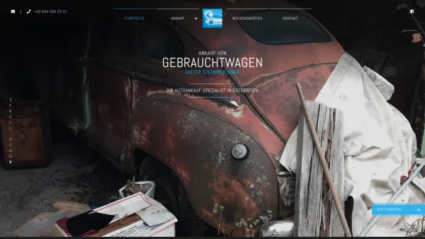 Website Screenshot: Carconnexion KFZ Handel Steinpruckner Dieter - Gebrauchtwagen-Ankauf österreichweit – schnell & unkompliziert! - Date: 2023-06-22 15:11:47