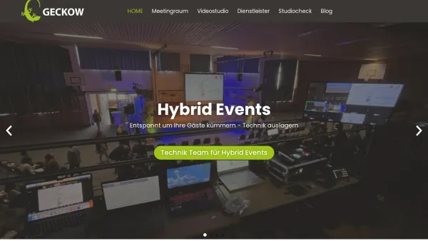 Website Screenshot: Geckow Events & Multimedia e.U.
Florian Oberpeilsteiner - Videotechnik die einfach funktioniert - auf Knopfdruck - Date: 2023-06-14 10:40:06