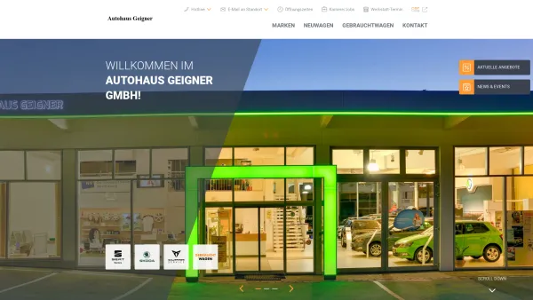 Website Screenshot: Geigner GmbH - Geigner GmbH. - Date: 2023-06-14 10:40:06