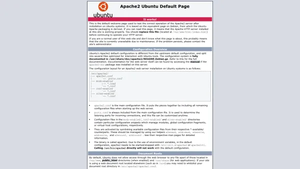 Website Screenshot: Martin www.geisler-moroder.com - Apache2 Ubuntu Default Page: It works - Date: 2023-06-22 15:15:48
