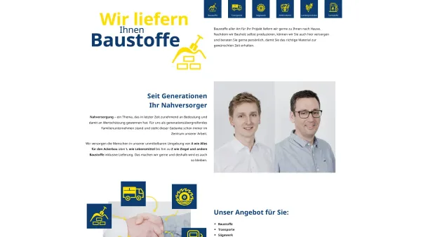 Website Screenshot: Franz Gelbmann GmbH - Gelbmann – Baustoffe | Transporte | Sägewerk - Date: 2023-06-22 15:15:48