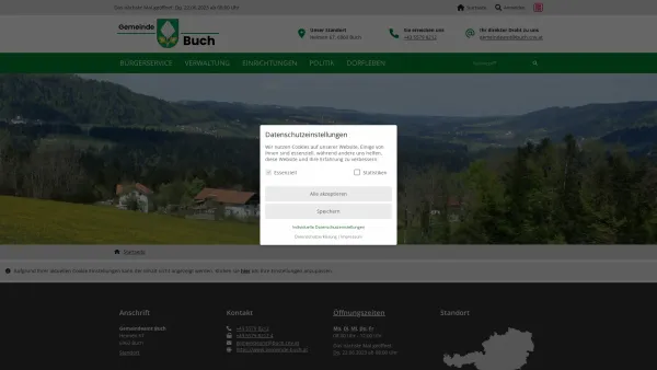 Website Screenshot: Gemeindeamt bei Buch-online - Buch - Startseite - Date: 2023-06-22 15:15:48