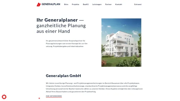 Website Screenshot: Generalplan - Generalplan GmbH - Date: 2023-06-22 15:01:32