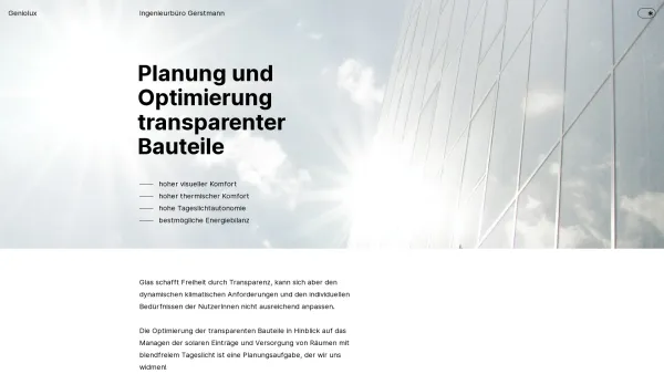 Website Screenshot: GenioLux Intelligente Lichtlenksysteme GmbH - Geniolux - Date: 2023-06-22 15:01:32
