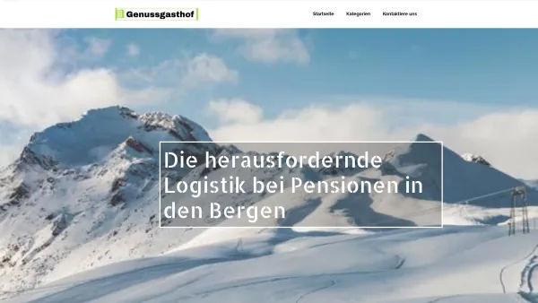 Website Screenshot: Genussgasthof Sonnenburg***superior - Genussgasthof.at - Date: 2023-06-22 15:01:32