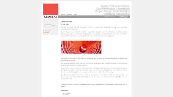 Website Screenshot: Geoplan - Geoplan - Angewandte Geographische Informationsverarbeitung - Unternehmen - Date: 2023-06-14 10:40:07