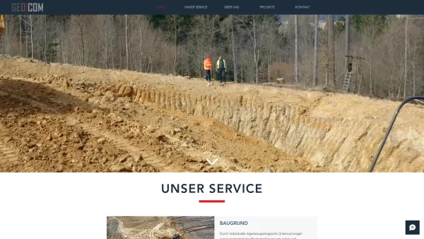 Website Screenshot: GEOCOM - Ingenieurbüro für technische Geologie - Ingenieurgeologie | GEOCOM Consulting & Engineering | Kärnten - Date: 2023-06-15 16:02:34