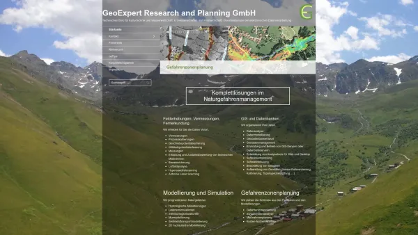 Website Screenshot: GeoExpert Research Planning GmbH - Herzlich willkommen! - Date: 2023-06-14 10:40:07