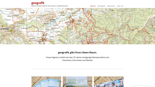 Website Screenshot: werbeagentur geografikhtml - BÜRO FÜR KARTOGRAFIE UND VISUELLE KOMMUNIKATION - Date: 2023-06-22 15:01:30