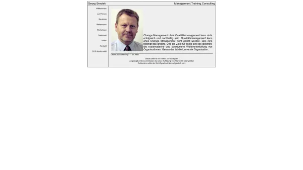 Website Screenshot: Georg Smolek Management.Training.Consulting - Georg Smolek - Date: 2023-06-14 10:40:07