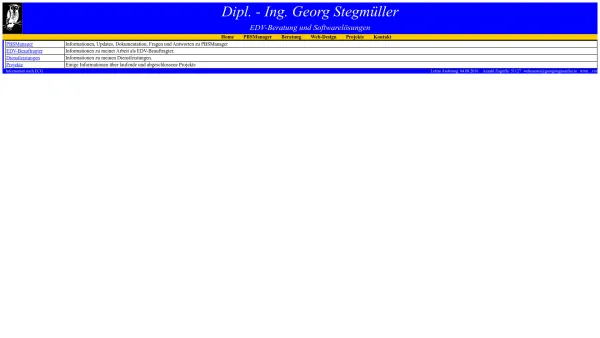 Website Screenshot: Georg Stegmüller - Georg Stegmüller - Date: 2023-06-22 15:01:32