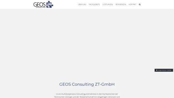 Website Screenshot: Wackenreuther Helmut GEOS Consulting ZT-GmbH - HOME - GEOS Consulting ZT-GmbH - Date: 2023-06-22 15:01:32