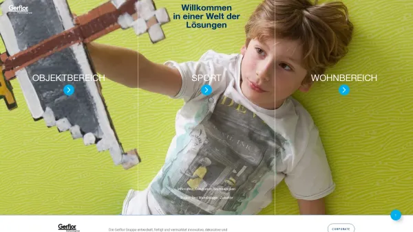 Website Screenshot: Gerflor GmbH - Gerflor - Führender Bodenbelagshersteller - Date: 2023-06-22 15:21:08