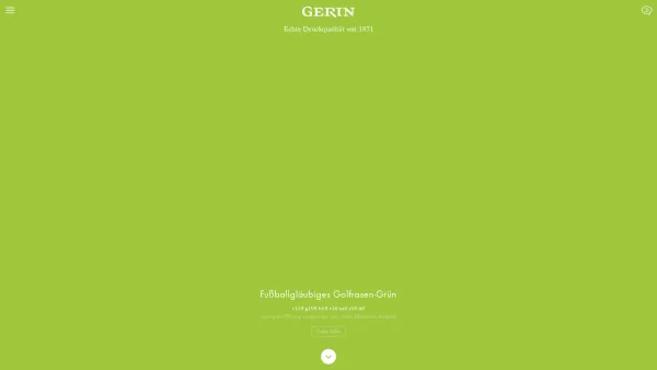 Website Screenshot: Paul Gerin Druckerei Gesellschaft m.b.H. & CoKG - Druckerei Gerin | Echte Druckqualität seit 1871 - Date: 2023-06-22 15:11:51