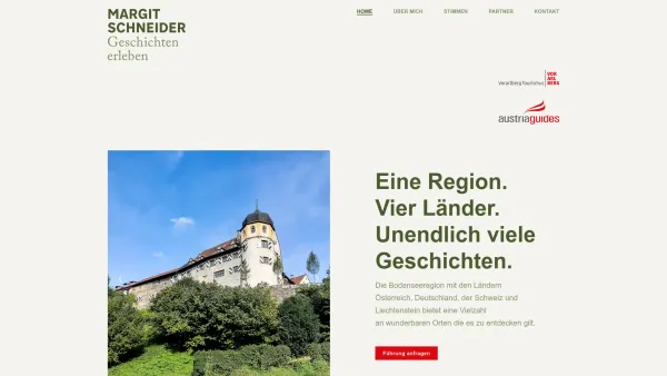 Website Screenshot: Margit Schneider
Austria Guide - Margit Schneider – Austria Guides – Bodenseeregion – Vierländereck - Date: 2023-06-15 16:02:34