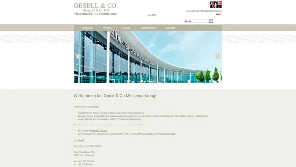 Website Screenshot: Gesell & Co Messemarketing - Willkommen bei Gesell & Co Messemarketing! - Gesell & Co Messemarketing - Date: 2023-06-14 10:40:10