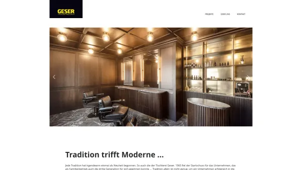 Website Screenshot: Diedo Startseite - Tischlerei Geser - Bregenzerwälder Handwerk - Date: 2023-06-22 15:11:51