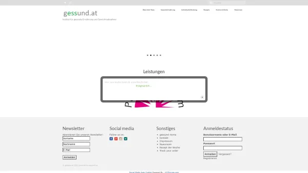 Website Screenshot: Gessund.at - gessund.at - Date: 2023-06-22 15:11:51