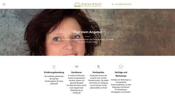 Website Screenshot: Mobile Friseurin Andrea Gesundheitsteam A&M Miksch - Home - Date: 2023-06-14 10:40:10