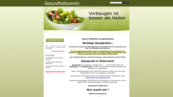 Website Screenshot: GesundheitsVerein - Gesundheitsverein - Gesundheit - Date: 2023-06-14 10:40:10