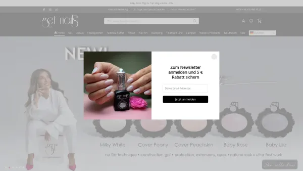 Website Screenshot: GetNails Store GmbH - Get Nails | Online Shop für Nagel Design & Nagelzubehör - Date: 2023-06-26 10:26:22