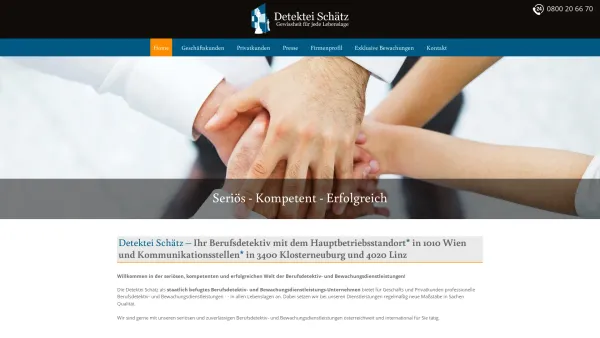 Website Screenshot: Detektei Schätz - Detektei Schätz - Ihr Berufsdetektiv dem renommierte Rechtsanwälte vertrauen! - Date: 2023-06-22 15:01:36