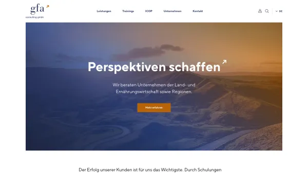 Website Screenshot: GfA Gesellschaft für Absatzförderung GmbH - Start - gfa consulting gmbh - Date: 2023-06-22 15:11:51