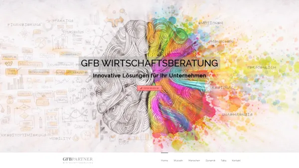 Website Screenshot: GFB & Partner - Unternehmensberatung - Home - GFB Wirtschaftsberatung - Date: 2023-06-22 15:11:51
