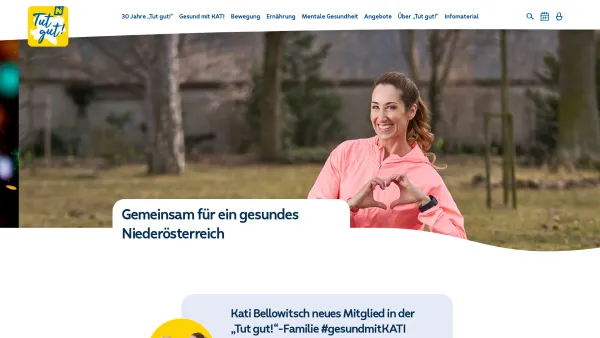 Website Screenshot: Gesundheitsforum NÖ HerzlichbeGesundheitsforum NÃ - „Tut gut!“ Gesundheitsvorsorge GmbH - Date: 2023-06-22 15:11:51