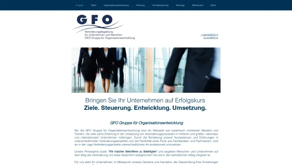 Website Screenshot: GFO - Vertriebstraining Unternehmensberatung | GFO | Voitsberg - Date: 2023-06-22 15:11:51