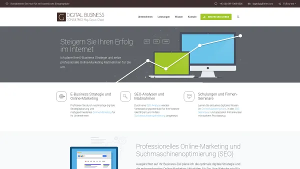 Website Screenshot: Digital Business Consulting Mag. Gerwin Gfrerer - SEO und Online-Marketing Agentur in Wien | GFRERER.COM - Date: 2023-06-26 10:26:22