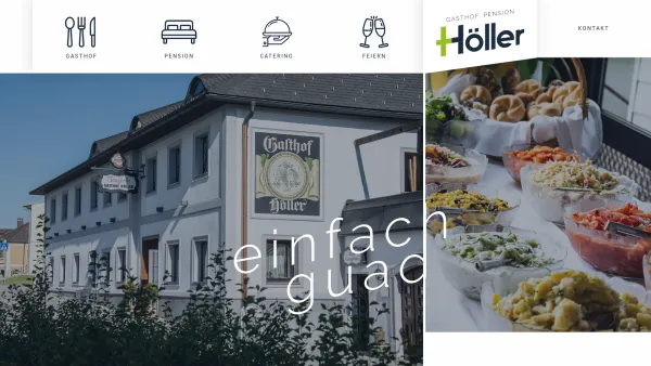 Website Screenshot: Gasthof-Pension Höller - Gasthof Pension Höller | einfach guad in St.Peter am Wimberg - Date: 2023-06-15 16:02:34
