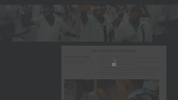 Website Screenshot: Internationaler Gideonbund in Österreich The Gideons International in Austria - The Gideons International - Date: 2023-06-14 10:40:10