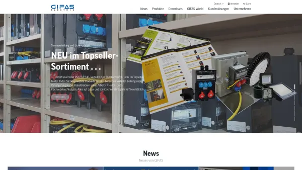Website Screenshot: GIFAS-ELECTRIC GmbH - GIFAS Österreich - Date: 2023-06-15 16:02:34