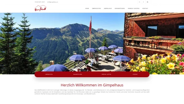 Website Screenshot: Gimpel Haus Nesselwängle Tannheimertal - Home | Gimpelhaus - Date: 2023-06-22 15:13:38