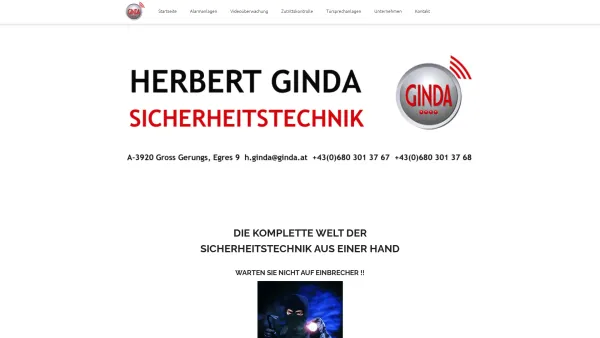 Website Screenshot: Ginda Herbert - Start – Herbert Ginda - Date: 2023-06-22 15:13:38