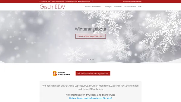 Website Screenshot: Ing. Lorenz Gisch EDV Systeme - Gisch EDV | computers best - Date: 2023-06-14 10:40:10