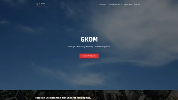 Website Screenshot: GKOM Agentur für Kommunikation - Gkom - Date: 2023-06-22 15:01:41