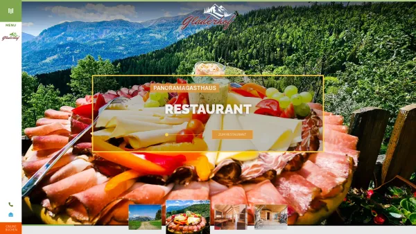 Website Screenshot: Urlaub am Gladerhof - Gladerhof in Kärnten: Gasthof| Apartments| Catering| Hofprodukte - Date: 2023-06-22 15:01:41