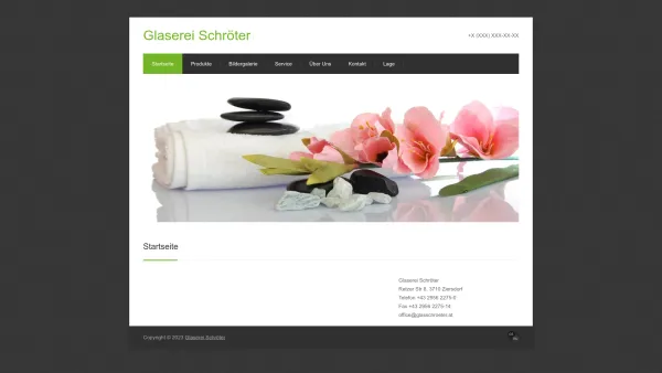 Website Screenshot: Glaserei Erich Schröter - Startseite - Glaserei Schröter - Date: 2023-06-22 15:13:38
