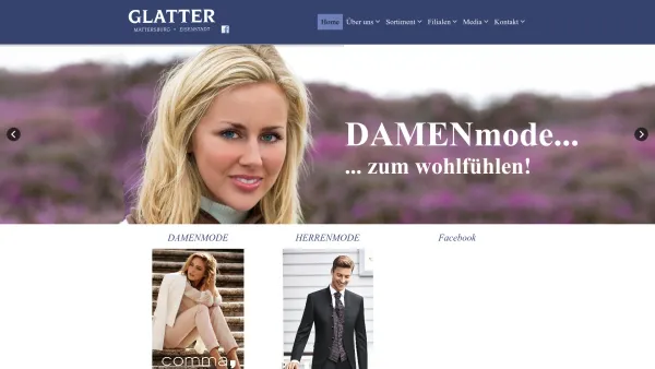 Website Screenshot: GLATTER Moden www.burgenland.at - Glatter Moden - Home - Date: 2023-06-22 15:13:38